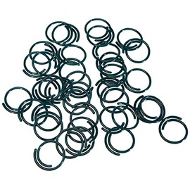 Dehner Plant Rings for Fixing Vine Plants Diameter 24 mm Pack of 40 Green