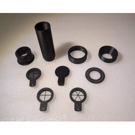 Unbranded PETG_ ZWO SeeStar S30 Telescope Dew Cap Cover Bahtinov Diffraction Filter Holder - 5 _ Black Complete