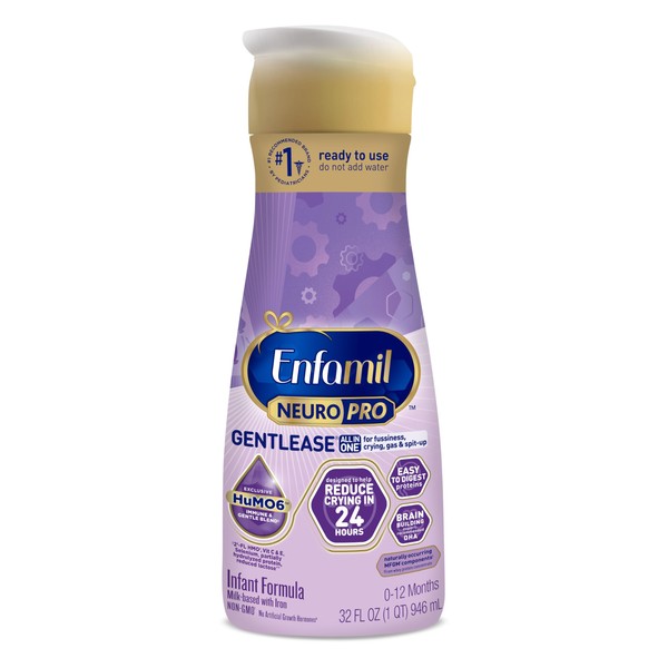 Enfamil NeuroPro Gentlease Baby Formula, Brain Support that has DHA,