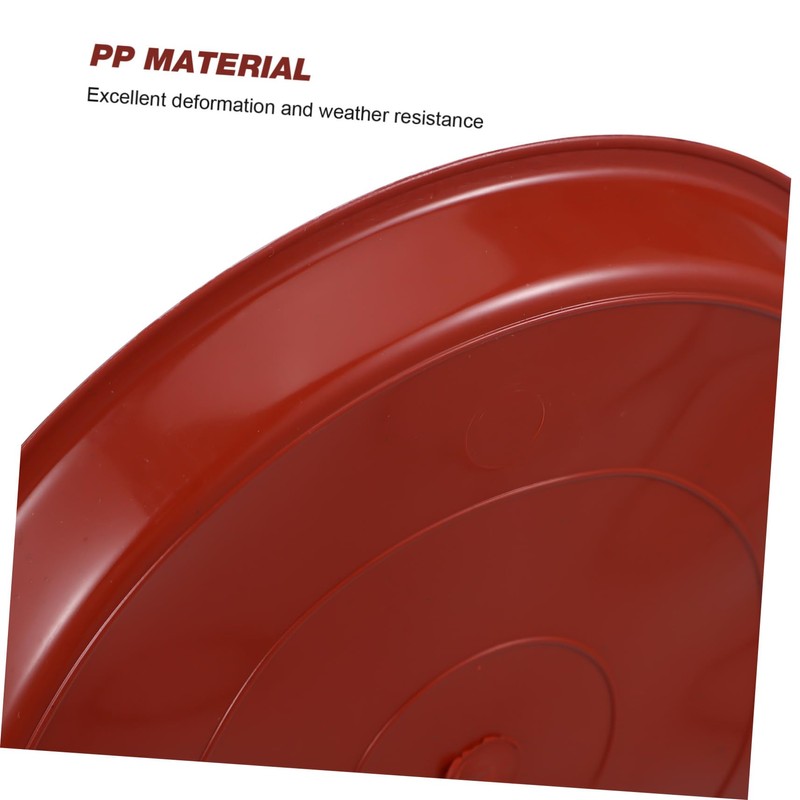 Yardwe 1 Set double layer hanging bird bath balcony bird