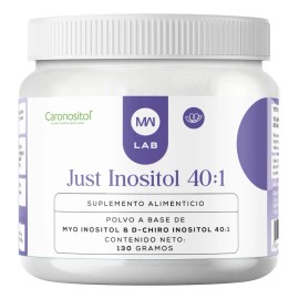 Mw Lab Myo Inositol Y D-chiro Inositol 130g En Polvo Proporcin 401 Caronositol 30 porciones de 4.1g cu                                                