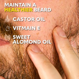 The Beard Club Premium Cedar Beard Oil for Men - Natural Castor & Almond Oils - Beard & Mustache Conditioner - Hydrates, Moisturizes, Softens & Soothes Skin - Strengthens Follicles (2PK)