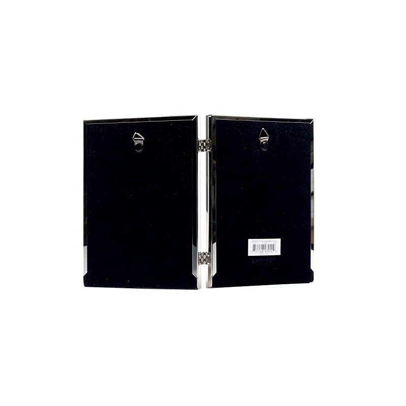 Lawrence Frames Metal Frame, Standard, Silver, 5x7 Double
