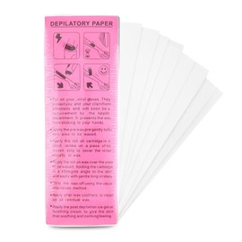 NITIUMI Hair Removal Paper, Hair Removal Paper, Hair Removal Strip, Smooth Wax Sheet, Instant Hair Removal Sheet, Wax Strip Paper, Professional, Body Removal, Hair Removal Strip, For Hair Removal Wax, Non-woven Fabric, Hygiene Convenient, Large Capacity (Set of 100)