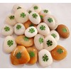 ROCKIMPACT 50 Pieces Four Leaf Clover Good Luck Pocket Rocks,