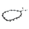Amazing Gemstones Hematite Anklet (Hand Knotted) - 6mm Bead Anklet