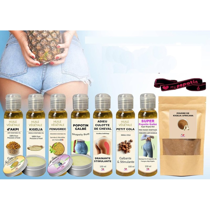 Öl für die Gesäßmuskulatur – 100 % natürlich, 100 ml