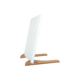 The Original Overby Tabletop Painting Easel 10 Pack, Portable Compact Easy Carry, Hold & Display Stretched Canvas Stable, 12" Inches, Natural Wood