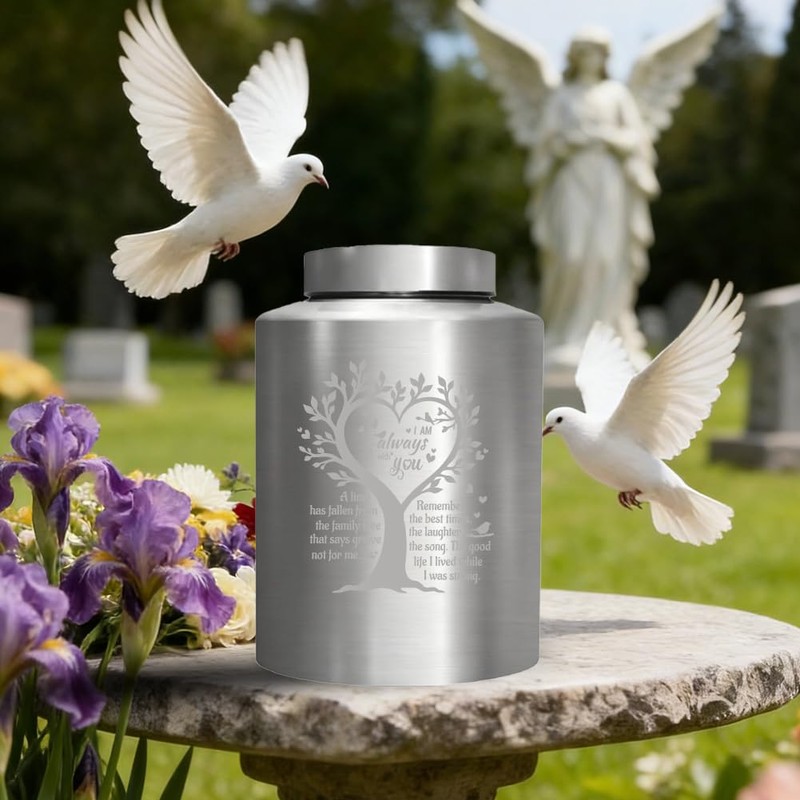 PRESSINART I Am Always With You Urns 5.9 x 3.9