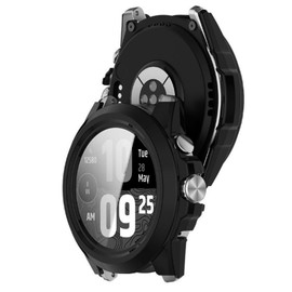 Ticwatch Atlas Case, Film + PC Frame, Integrated [JYJIEJIE] PC Material, Full Protection, Ultra-Thin, Easy Installation, Shock Resistant, High Transmittance, Shock Absorption, Dustproof (Black)