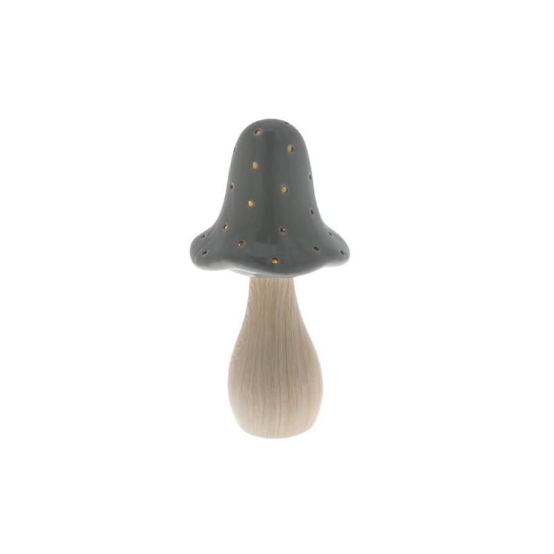 Shudehill Giftware Mushroom Glow Lamp - Grey, Pink, Green and
