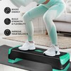 Yes4All 2-in-1 Adjustable Aerobic Stepper with Extra Rocker Balance Board