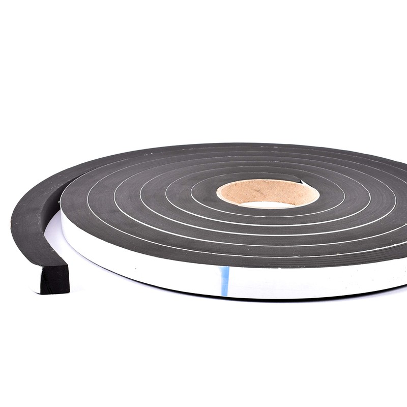 Sponge Neoprene Stripping W/Adhesive 3/4in Wide X 3/4in Thick X