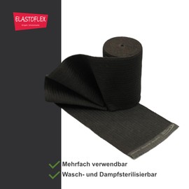 ELASTOFLEX Long Pull Bandage 10 cm x 7 m Black (Stretched 200%) – Pack of 1