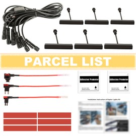 Led Fog Lights Fit For Toyota Sienna LE XLE XSE Limited Platinum 2021 2022 2023 2024 Warm Amber Fog Lights Assembly (FOG LED- 2)