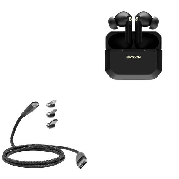 BoxWave Cable Compatible with Raycon Gaming Earbuds - MagnetoSnap PD