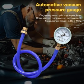 Zcargel Exhaust Back Pressure Tester, Exhaust Tester Three Way Catalytic Converter Test Kit Pressure Tester Tool for All Cars