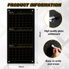 Kritkin Black Glass Whiteboard Calendar 36" X 18" 3 Month