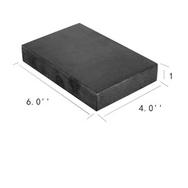 Oudtinx Rubber Bench Block Jeweler's Rubber Bench Block Rubber Stamping Block for Hammering, Shaping, Chasing, Flattening Metals (15CM x 10CM)