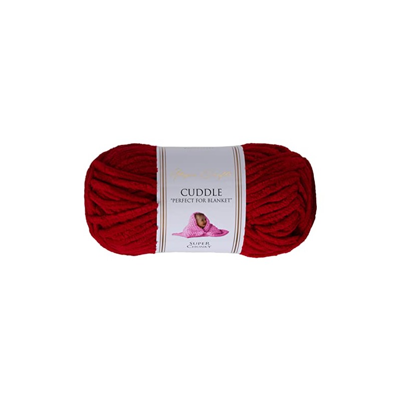 Utopia Crafts Cuddle Super Chunky Chenille Soft Yarn for Knitting