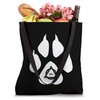 Therian fox paws symbol sign quadrobics otherkin Tote Bag