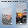 ULTRALTH Smoked LED Side Marker Lights Kit for Jeep Renegade