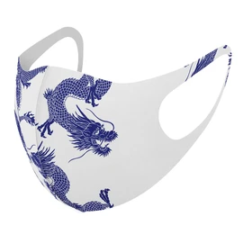 igsticker 011553 Design Mask, Set of 2, Polyester, Washable, Cloth Mask, Unisex, Dragon, Japanese Pattern