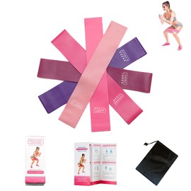 PRETOLE Training Tube, Muscle Training, Yoga Belt, Elastic Band, 5 Colors, Diet, Stretching, Home Fitness, Weight Training, Beautiful Butt, Core Health Goods, Home, Lack of Exercise, Beginners, Carry, Storage Bag Included, Full Body Professional Guide, S