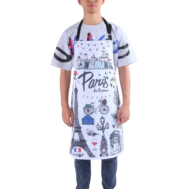 Multifunction Work Apron Adjustable Sleeveless Apron for Garden Cleaning Restaurant