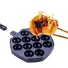 MyLifeUNIT Japanese Takoyaki Pan, Aluminum Nonstick Takoyaki Maker, 12 Holes