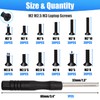 Bemaka 360Pcs Laptop Screws Notebook Computer Tiny Screw Kit 12