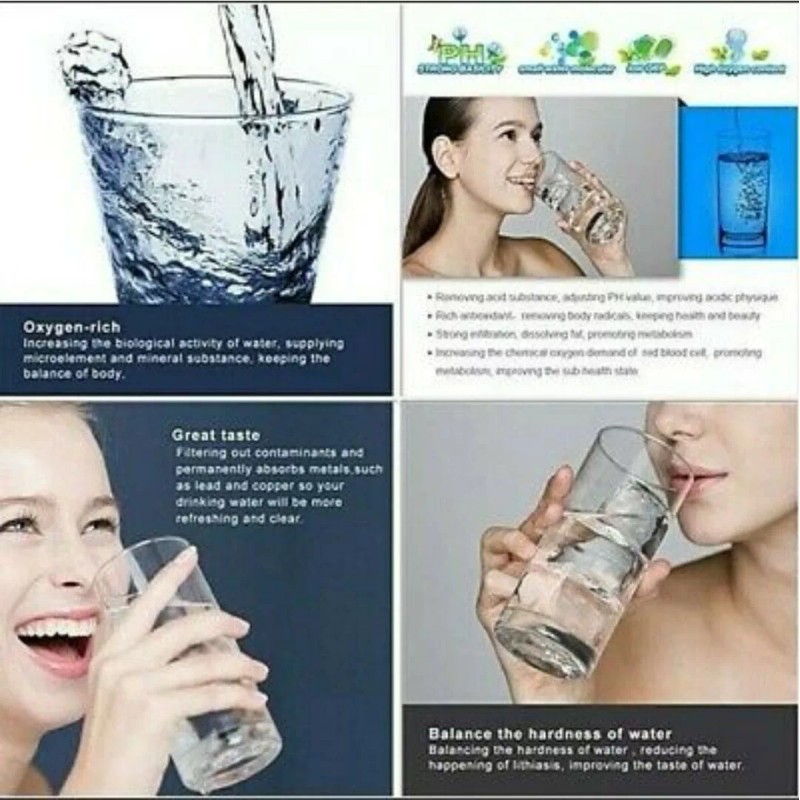 well Blue Alkaline Water Pitcher & Ionizer 3.5L Pure Healthy