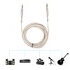 Gold Plated 6.35mm Male to Male Adapter Stereo Extension Audio