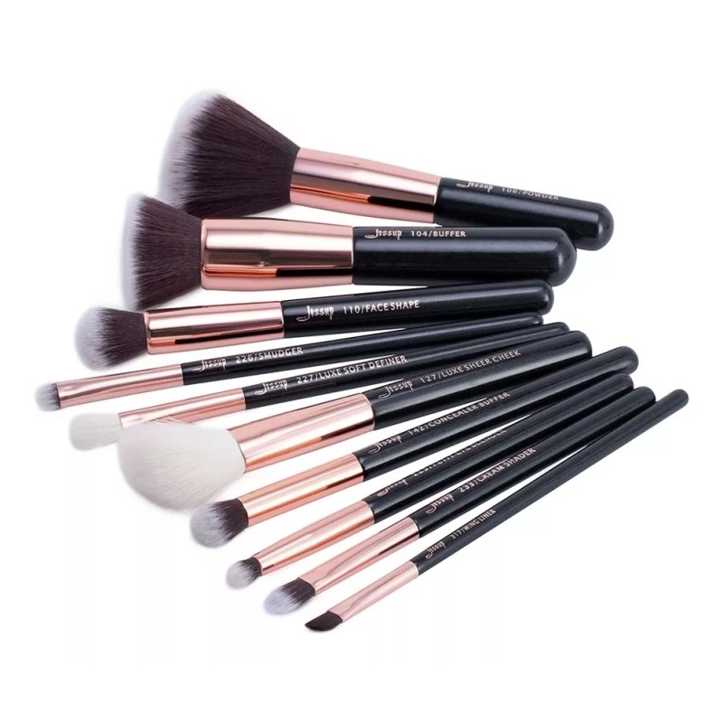 Jessup Set Brochas Maquillaje Profesional 10pz Jessup Originales