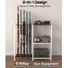 Mondazie Single-Side Gun Rack Stand, Vertical Rifle Display Holder with