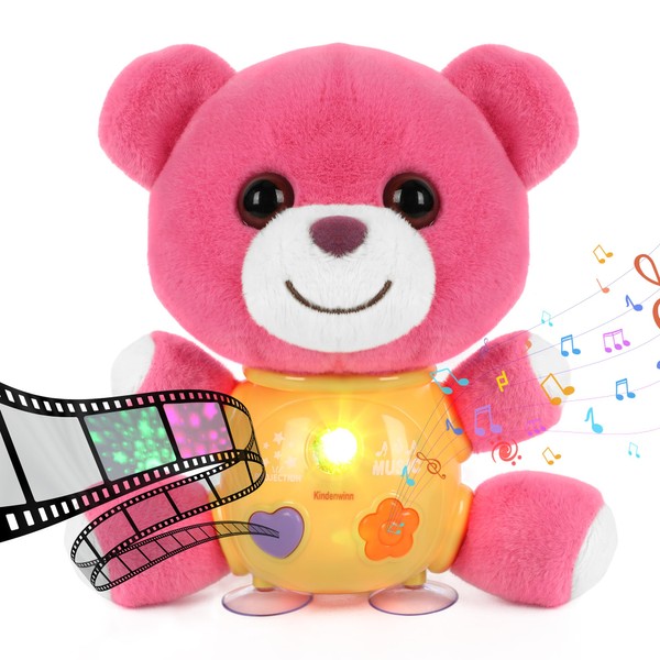 Kindenwinn Kindenwinn Plush Bear Toy with Star Projection and Music