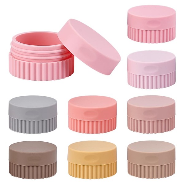 PH Pandahall 8Pcs 8 Colors Travel Cream Container 20ml/ 0.67oz