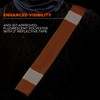 Ergodyne GloWear 8004 High Visibility Reflective Seat Belt Cover, Orange