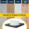 Mario10 Multipurpose Anti-Vibration Pads and Cups (4-Piece Set) Rubber for