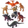 12 - Assorted Medium Sized Plastic Toy Dinosaurs Play set