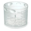 10 er Set Mini Messbecher 2,0-20 ml aus transparentem Kunststoff,