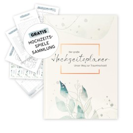 DESIGN WUNDER Wedding Planner Book DIN A4 with Rose Gold Embossing on the Cover - Our Way to Dream Wedding - Wedding Planner - 120 Pages for the Big Day in Premium Paper Quality