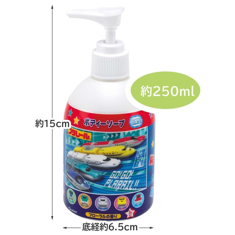 Skater ZBS1-A Body Soap, 8.5 fl oz (250 ml), Floral