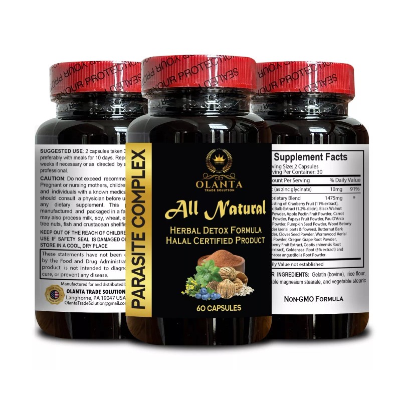 Olanta Trade Solution Parasite Complex with Powerful Herbal Ingredients -