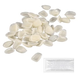 100 Pcs Veneers Teeth, Dental Temporary Crown Veneers Tooth Repair Kit, Replacements for Missing & Broken Tooth Fake Teeth Orthodontics Care, A2 Color
