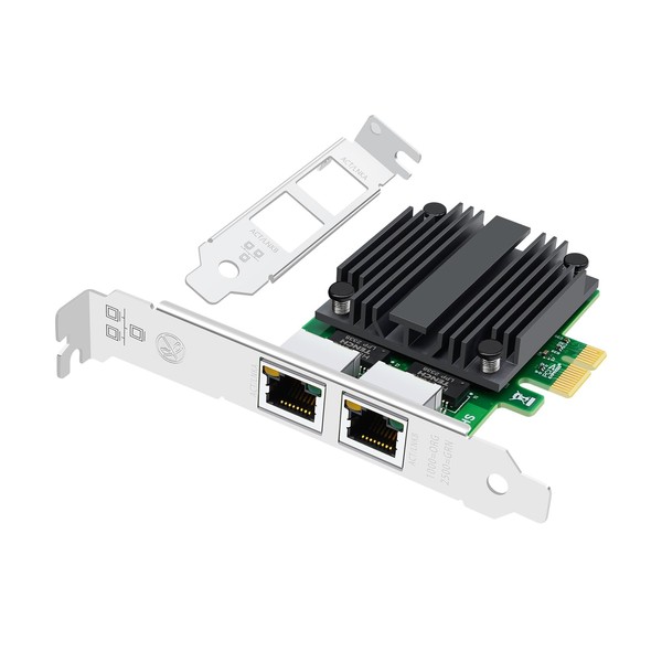Buacoz Dual-Port Server Network Card with Intel I226-V Chip PCI-E