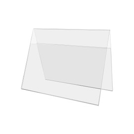 Marketing Holders Sign Holder Tabletop A Frame Double Sided Display 11" x 8.5" Upcoming Promotions and Seasonal Sales in Retail Stores Shopping Centers and Boutiques Clear Acrylic
