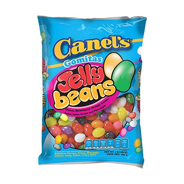 Canel´s Jelly Beans Gomitas, cereza, fresa, naranja, limon, Anis, Lima,