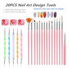 N/A 20PCS Nail Art Gel Pen Brush & Dotting Set