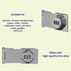 Keyless Combination Lock 3-Digit Combination Lock for Doors & Drawers